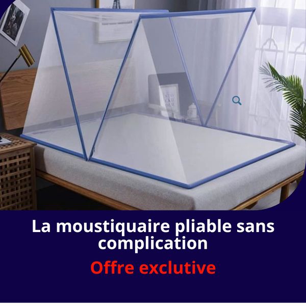 Moustiquaire pliable-rotation 360 degrés