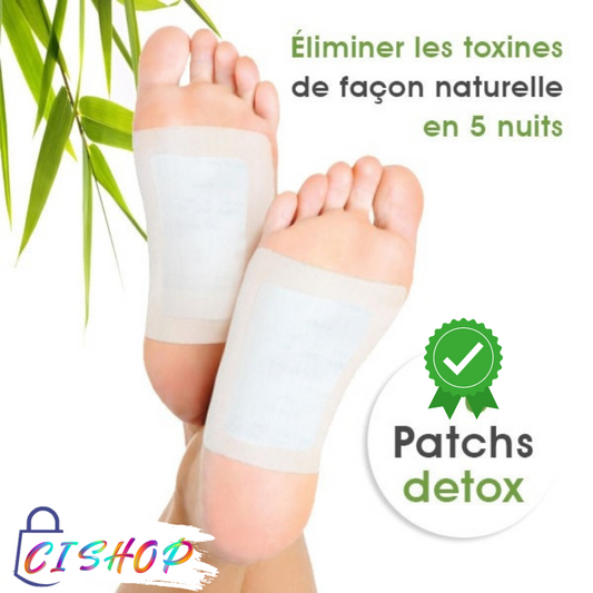 Patch Détox Pour Éliminer Les Toxines De Façon Naturelle Pour Les Pieds.