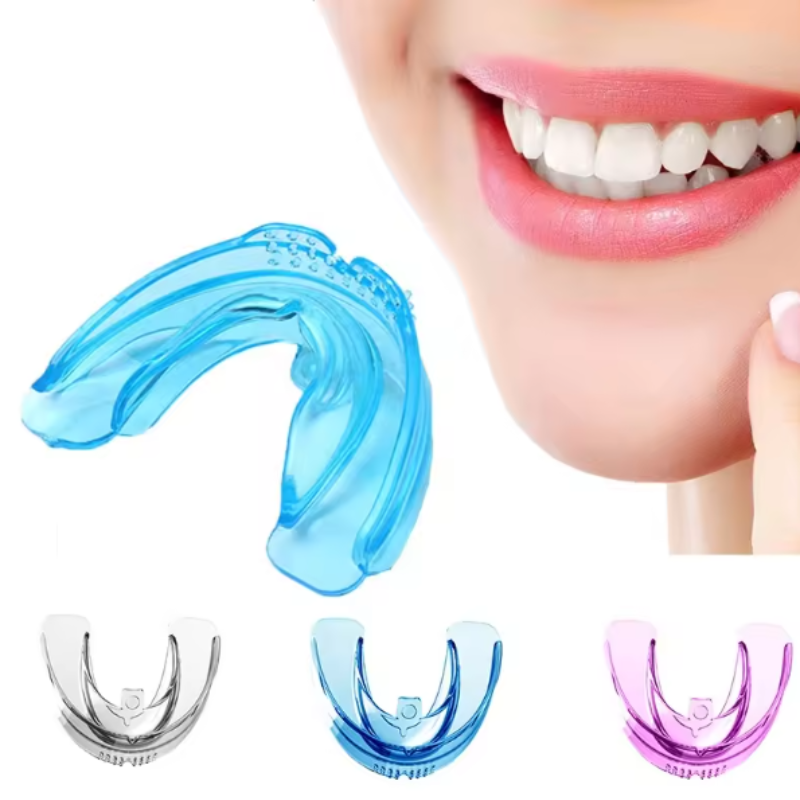 Appareil orthodontique en silicone.