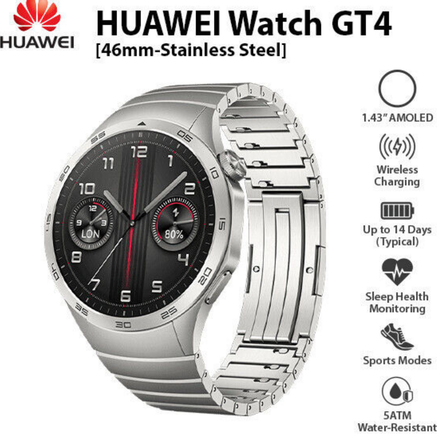 Montre connectée HUAWEI WATCH GT 4