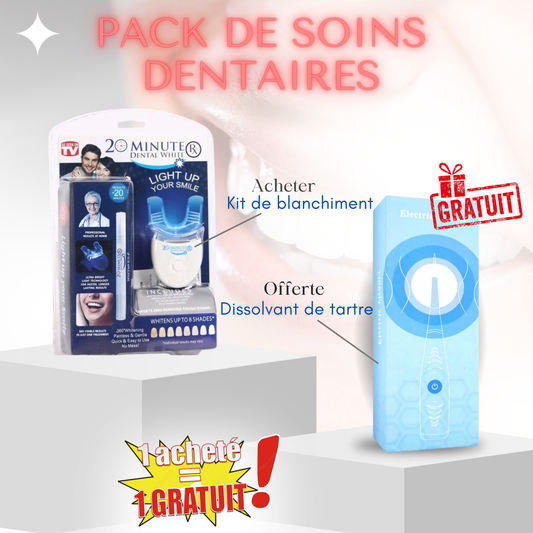 ✨🦷 Pack soin et de blanchiment des dents.🎁