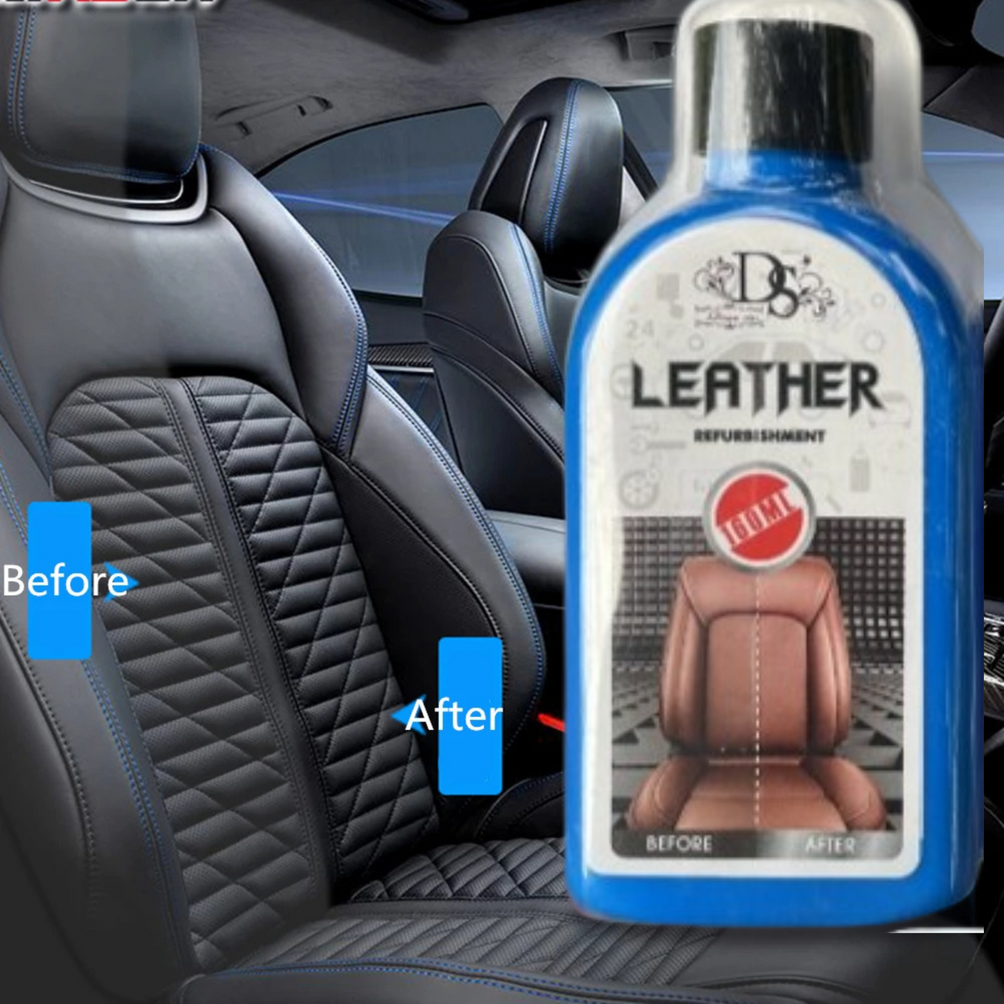 Nettoyant pour cuir intérieur de voiture