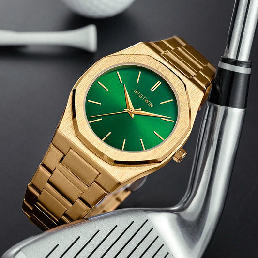 Bestwin - Montre à quartz de luxe pour homme.