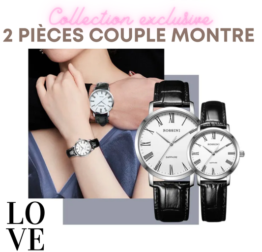 ROSSINI-Pack de 2 montres de couples.